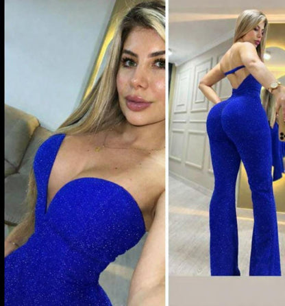 Enterizo Glamour Espalda Abierta